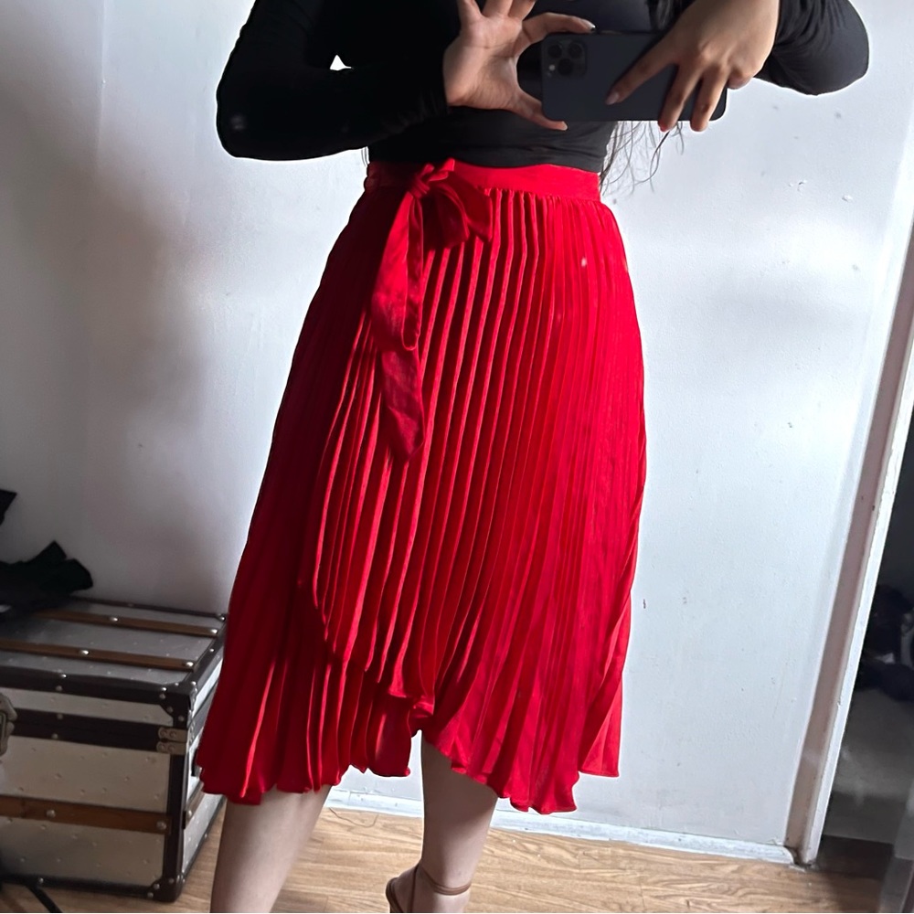 Banana Republic red skirt xs